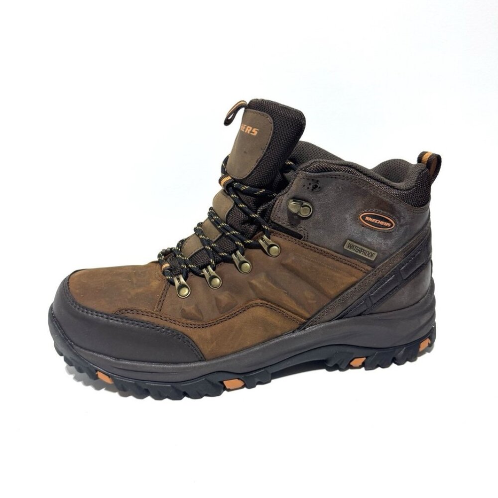 Skechers Mens Relment Hiking Boots Brown Size 10 M